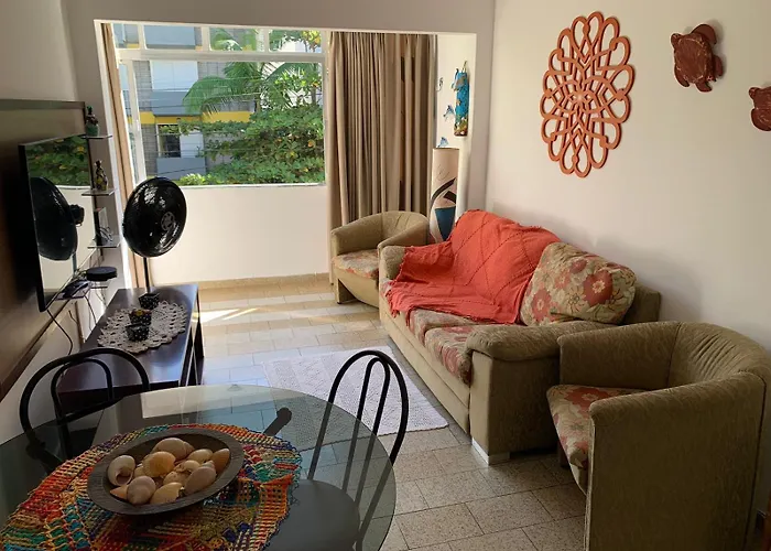 Apartamento Praia Das Asturias, 2 Minutos De Caminhada Para Praia, Piscina, Garagem Demarcada, Cama Queen Guarujá